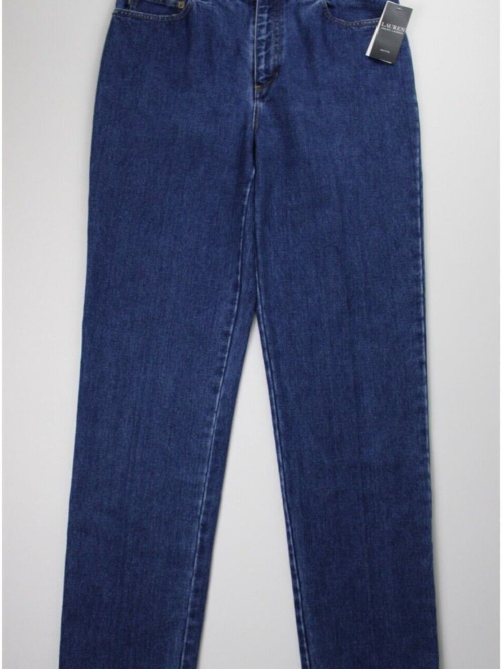 NEW Lauren Ralph Lauren Women's 12P Mid-Rise Straight Jean NWT $99.50 - Picture 2 of 4